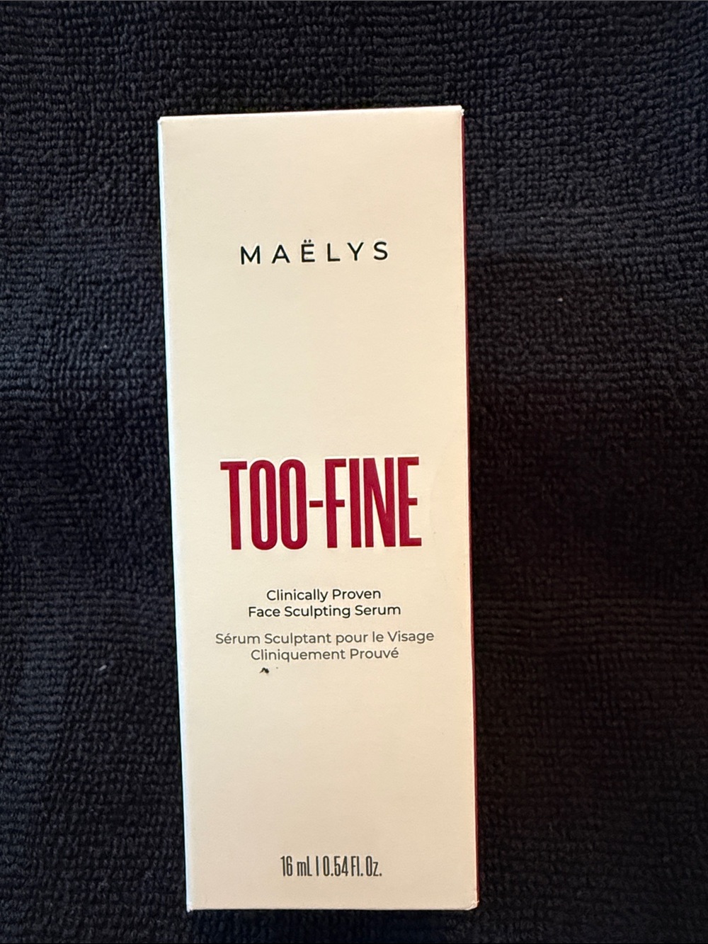 MAELYS Too-Fine Face Sculpting Serum — White & Red